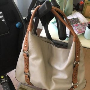 Jessica Simpson leather shoulder bag